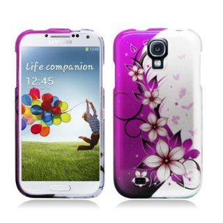 [K@K] PREMIUM FOR SAMSUNG GALAXY S4 IMAGE, FLOWERS AND BUTTERFLY, HOT PINK: Cell Phones & Accessories
