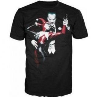 Mens Batman Joker & Harley Quinn Arkham Asylum T shirt: Clothing