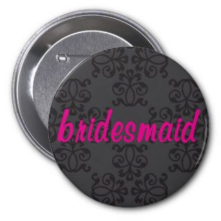 Bridesmaid 12 pinback buttons