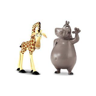 Fisher Price Penguins of Madagascar Melman and Gloria Figures: Toys & Games
