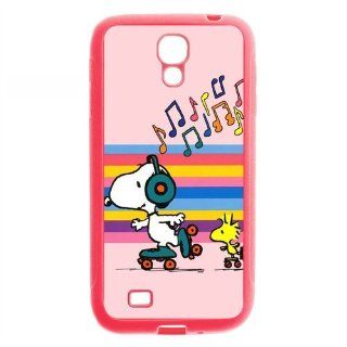 DiyCaseStore Snoopy and Woodstock Listening to Music Samsung Galaxy S4 I9500 New Style Durable Case Cover Cell Phones & Accessories