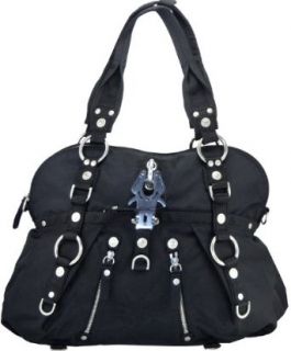 George Gina & Lucy Poodle Pack Womens Black Shoulder Handbag (Black): Clothing