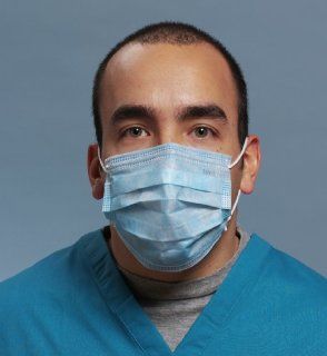 DEFEND Breathe E Z Pleated Ear Loop Mask   Buy 5 Get 1 Free   50/BX: Health & Personal Care
