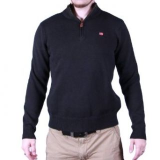 Ralph Lauren Men's 1/4 Zip Mock Turtle Neck Sweater (Medium, Black) at  Mens Clothing store