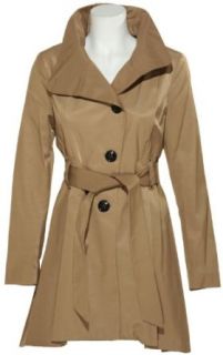 STEVE MADDEN Belted & Skirted Trench Coat [1111SM] (XL, Camel) at  Womens Clothing store: Outerwear