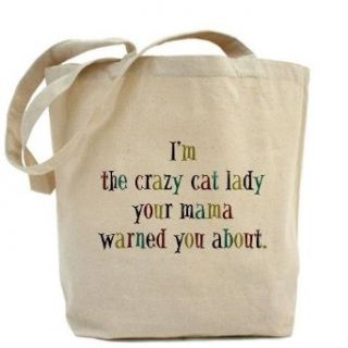 Crazy Cat Lady Tote bag Tote Bag by CafePress: Clothing
