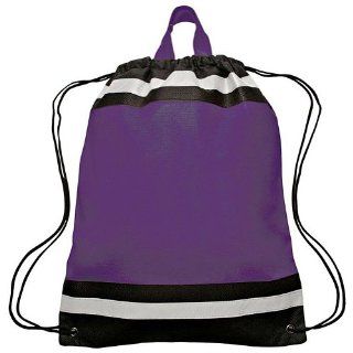 Bags for LessTM Small Reflective Sports Drawstring Bag, Purple: Sports & Outdoors