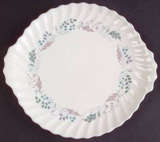 Royal Doulton Glen Auldyn Handled Cake Plate, Fine China Dinnerware   Montrose,