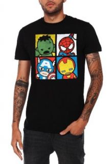 Marvel Universe Kawaii Superheros T Shirt Size : Medium: Clothing