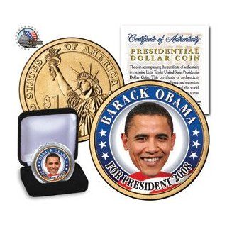Barack Obama Colorized Coin 