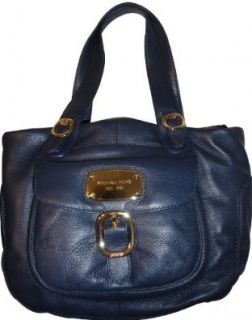 Women's Michael Kors Purse Handbag Hudson Navy HD Large Tote Genuine Leather: Shoes