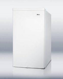 Summit CM420ES Under 20" Wide Compact Refrigerator Freezer in White with Front Lock CM420ES: Appliances