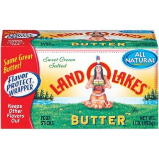Land O Lakes Salted Butter Quarters 1 lbs