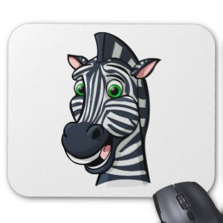 Cartoon Zebra Mouse Pads