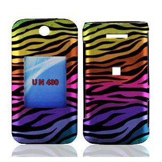 For U.S. Cellular Lg Wine 2 Un430 Accessory   Zebra Design Protective Hard Case Cover Cell Phones & Accessories