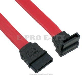 6" SATA Data Cable with 180 degree and Low Profile Right Angle Connector: Computers & Accessories
