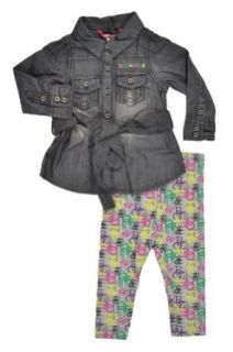 Rocawear "Grey Heather" Infant Girls 2 Piece Set (12M): Infant And Toddler Pants Clothing Sets: Clothing