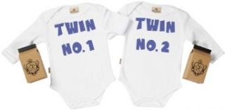 Spoilt Rotten Unisex baby Twin No.1 Twin No.2 Twin Set organic bodysuit Clothing