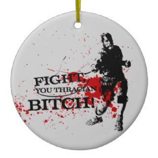 Fight Thracian Christmas Tree Ornament