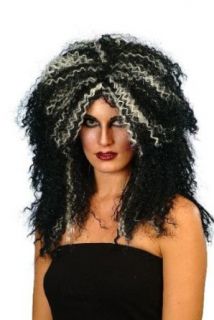Hellraiser Black & White Adult Wig: Costume Wigs: Clothing