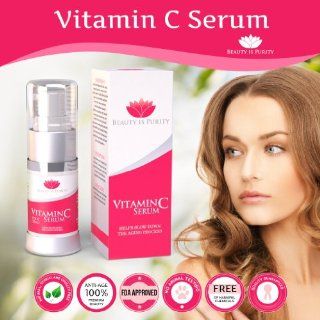 Best Vitamin C Serum for Your Face   High Potency Natural Vitamin C 20% Anti Aging Serum   Skin Care Product Benefits for Vit C Eye and Skin Serum   Brightening Serum For Brown Spots, Dark Spots and Uneven Skin Tone   Vitamin C Collagen   for All Skin Type
