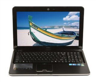 MSI P600 030US Laptop Computer   Intel Core i5 460M 4GB DDR3 500GB HD 15.6" HD Glossy Display  Black : Computers & Accessories