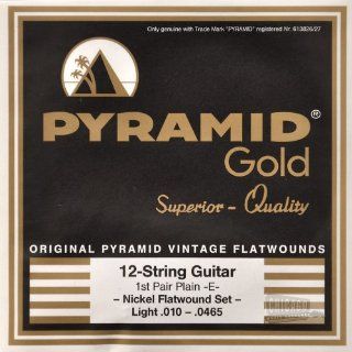 Pyramid Gold 12 Light Electric Guitar Strings 10 465 Musical Instruments