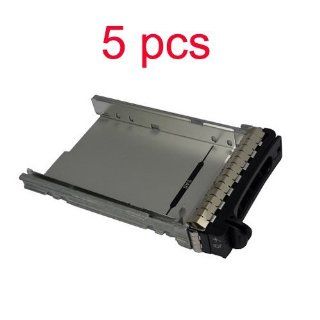 5 pcs 3.5" SAS Hard Drive Tray Caddy Dell F9541 NF467 H9122 G9146 MF666 for Dell Poweredge R200 R300 6900 6950 R905 Computers & Accessories