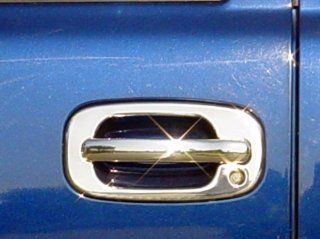 GMC Sierra Truck (with Keyless Entry)(2 Door) 1999   2006 Chrome Stainless Steel Door Handle Insert Accents: Automotive