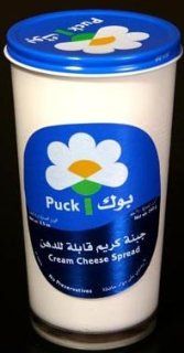 Puck Cream Cheese Spread   8oz Jar : Refrigerated Cream Cheese : Grocery & Gourmet Food