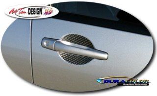 Mitsubishi Lancer & Evolution VIII / IX Simulated Carbon Fiber Door Handle Decal Kit 1: Automotive