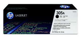 Hewlett Packard Compatible Laserjet Color M351/475 Black Toner Cartridge (2200 Page Yield) (305A) (CE410A) : Laser Printer Toner Cartridges : Electronics