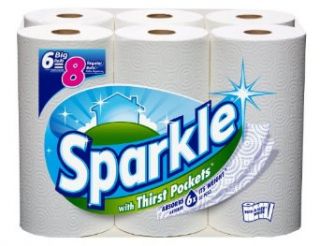 Sparkle Pick A Size Big Roll Paper Towels, White, 6 Count: Prime Pantry