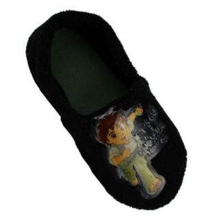 Go Diego, Go "Let's Go On a Dinosaur Mission" Black Toddler Boys A Line Slippers 5/6 9/10 Shoes