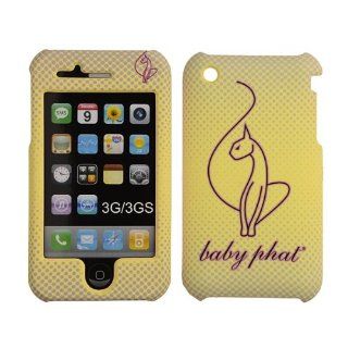 APPLE IPHONE 3G 3GS BABY PHAT YELLOW CAT LICENSED CASE SNAP ON PROTECTOR ACCESSORY Cell Phones & Accessories