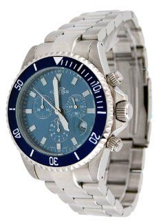 Oniss Men's Stainless Steel Sports Diver Chronograph Watch #ON475 M2: Watches