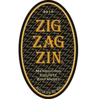 2010 Smokin Mendocino Zig Zag Zin Zinfandel Mendocino County 750 mL: Wine