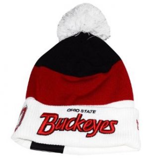 Ohio State Buckeyes New Era Cuff Scripter Knit Hat: Clothing