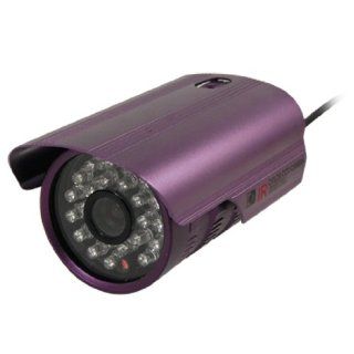 1/4" Sharp CCD PAL Color 24 IR LED 480TVL Outdoor Waterproof CCTV Security Camera : Bullet Cameras : Camera & Photo