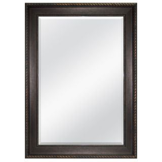 allen + roth 31 in x 43 in Bronze Rectangle Framed Wall Mirror
