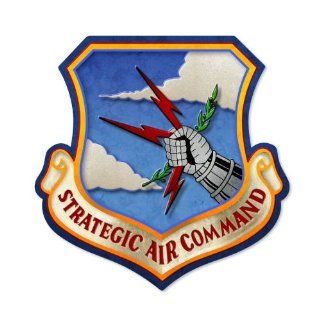 Strategic Air Command Allied Military Custom Metal Shape Sign   Decorative Signs