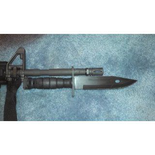 Ontario 6143 493 M9 Bayonet System (Black) : Fixed Blade Camping Knives : Sports & Outdoors