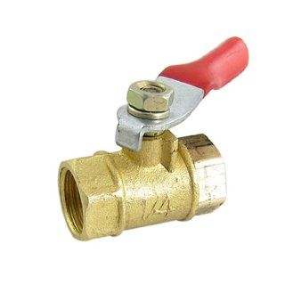 Amico Compressor 12mm Threaded Forged Brass Gas Ball Valve w Lever Handle Industrial Ball Valves