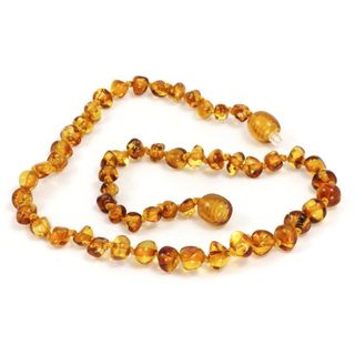 Momma Goose Baltic Amber Baroque Honey Teething Necklace Momma Goose Teethers