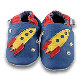 soft leather star design baby shoes by auntie mims