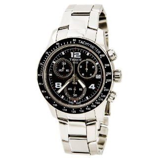 Tissot V8 Chronograph Black Dial Mens Watch T0394171105702: Tissot: Watches