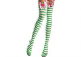 Be Wicked SB BW506, Striped thigh hi with strawberry. O/S As Shown: Clothing