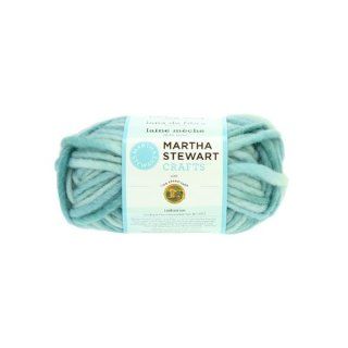 Lion Brand 5200 507 Martha Stewart Crafts Yarn, Roving Wool Prints, Blue Agave