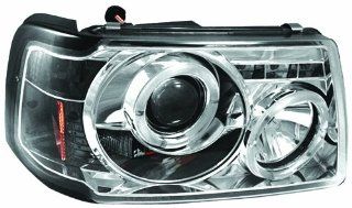 IPCW CWS 507C2 Ford Ranger Chrome Projector Head Lamp with Rings   Pair: Automotive