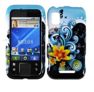 Yellow Lily Hard Case Cover for Motorola Flipside MB508: Cell Phones & Accessories